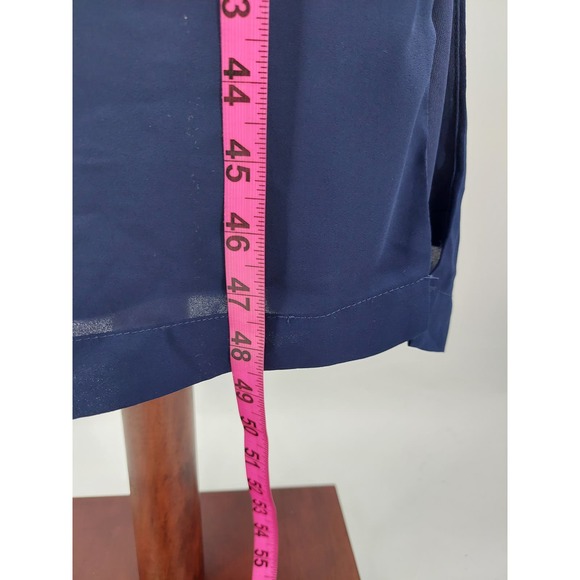 LULU'S SZ M Dreamy Date Night Navy Blue Sleeveless Midi Dress NEW b84 - Picture 8 of 9